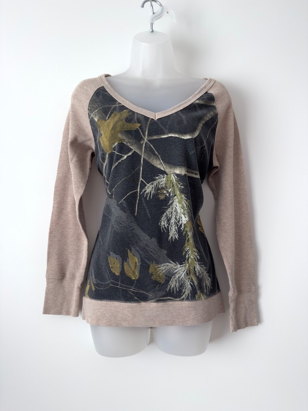 camo waffle top